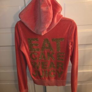 Size S Pink Velour Juicy Couture Jacket